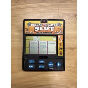 Radio Shack Deluxe 2 Player Slot Hand Held Electronic Game TESTED